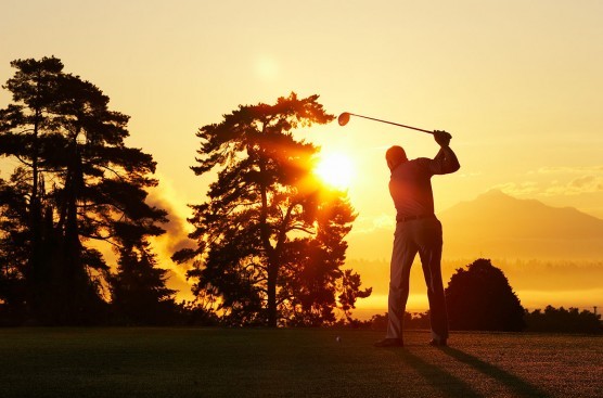 その他 ROBERT SCHAAR Sunset Golfing, ROBERT SCHAAR Sunset Golfing, 1992 – Art Wise Premium Posters